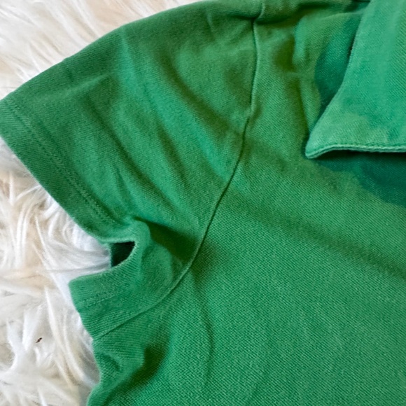 Boden Classic Green Cotton 6 Button Polo Shirt Women's Size M - Picture 3 of 5